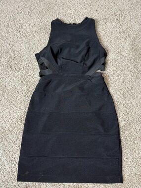Wet Seal bandage cut out mini dress